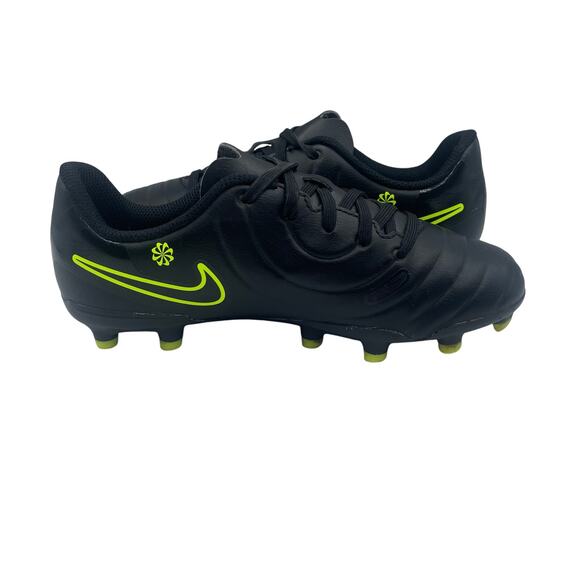 Nike Tiempo 10 Legend FG MG Soccer Cleats Low Black Youth Kids 1 - Picture 5 of 8